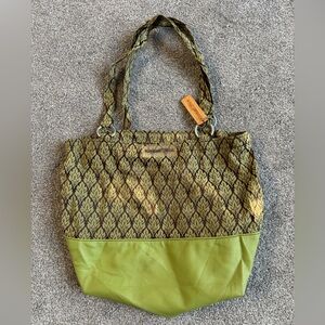 Kimball Office Green and Brown Tote Bag